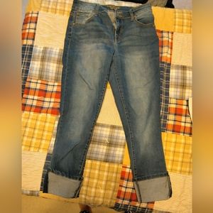 Maurice's women cropped denim jean size 8